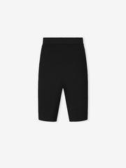 Womens Rib Knit Bike Short