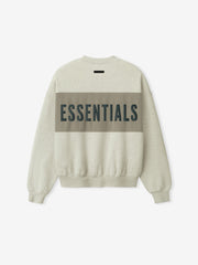 Cropped Relaxed Panelled Sweatshirt