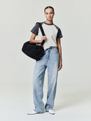 Womens Denim Straight Leg Jeans