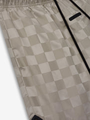 Nylon Checkered Gym Short