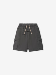 Kids Fleece Cargo Basketball Short