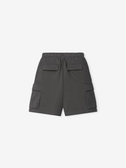 Kids Fleece Cargo Basketball Short