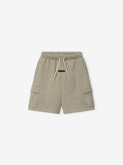 Kids Fleece Cargo Basketball Short