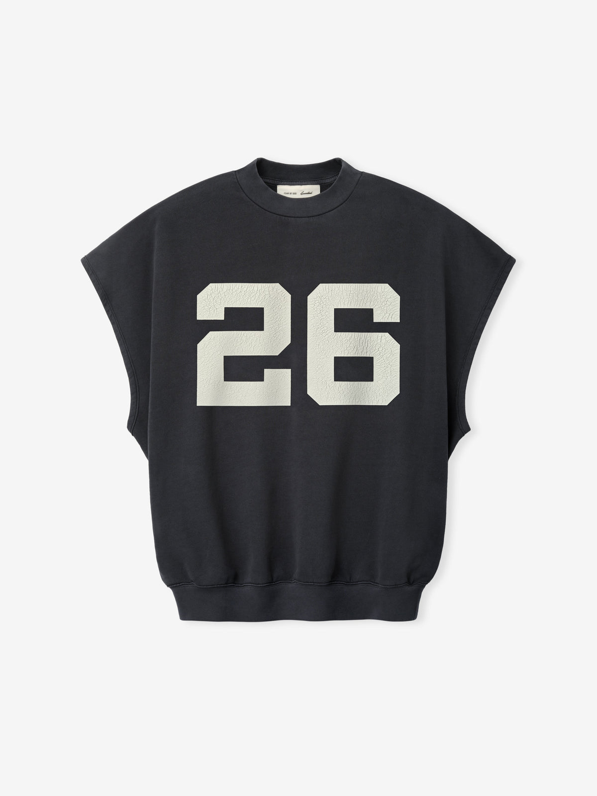Relaxed Fleece Cutoff Sweatshirt