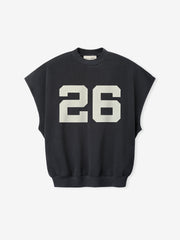 Relaxed Fleece Cutoff Sweatshirt