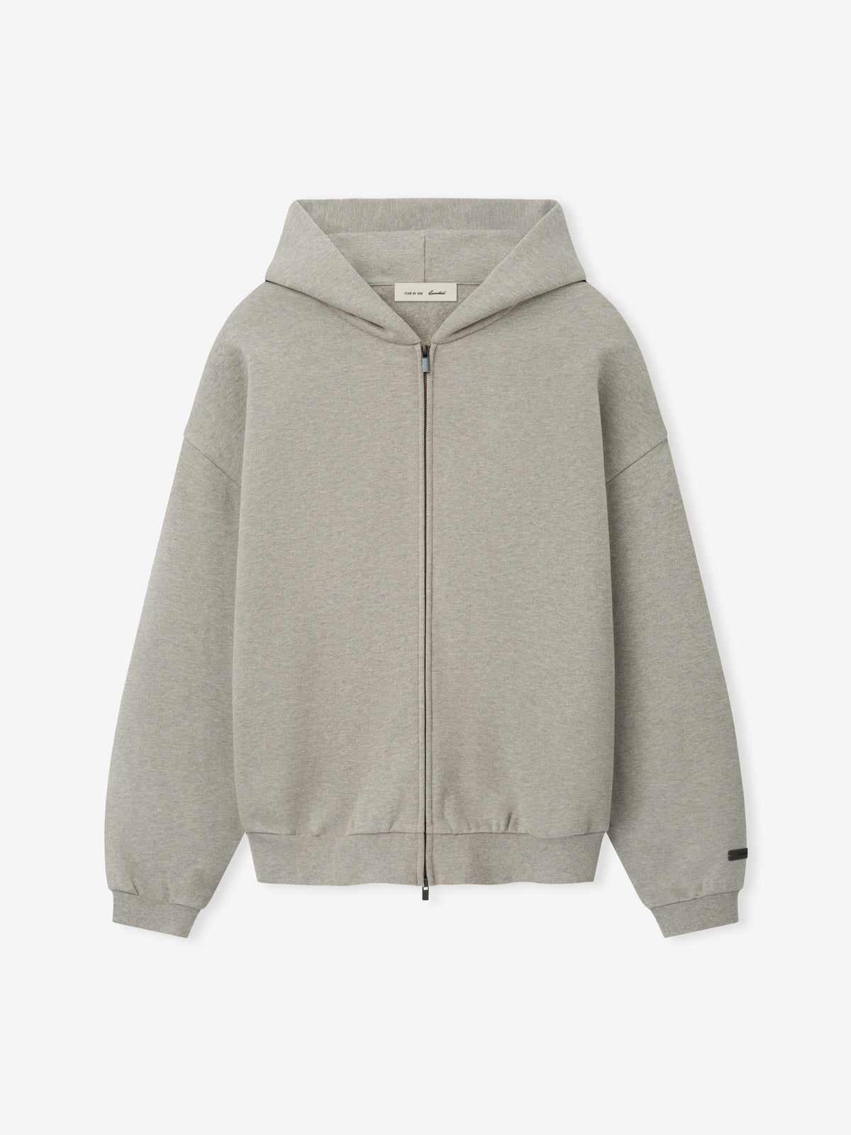 Embossed FW26 90s Relaxed Zip Up Hoodie